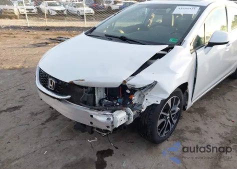 2013 Honda Civic Ex-L from USA, damaged, VIN 19XFB2F90DE082136